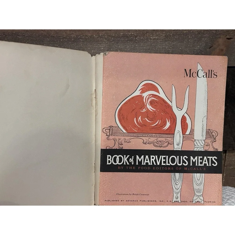 Vintage Lot of 3‎ McCall's Book of Meats Casserole Cake